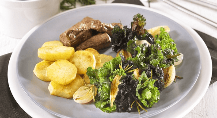 frisette flower sprout dish