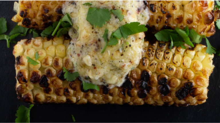 Recipe-corn with parmesan and chili butter