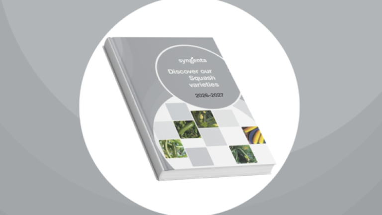 Graphic of a tablet displaying a plant-themed catalog cover