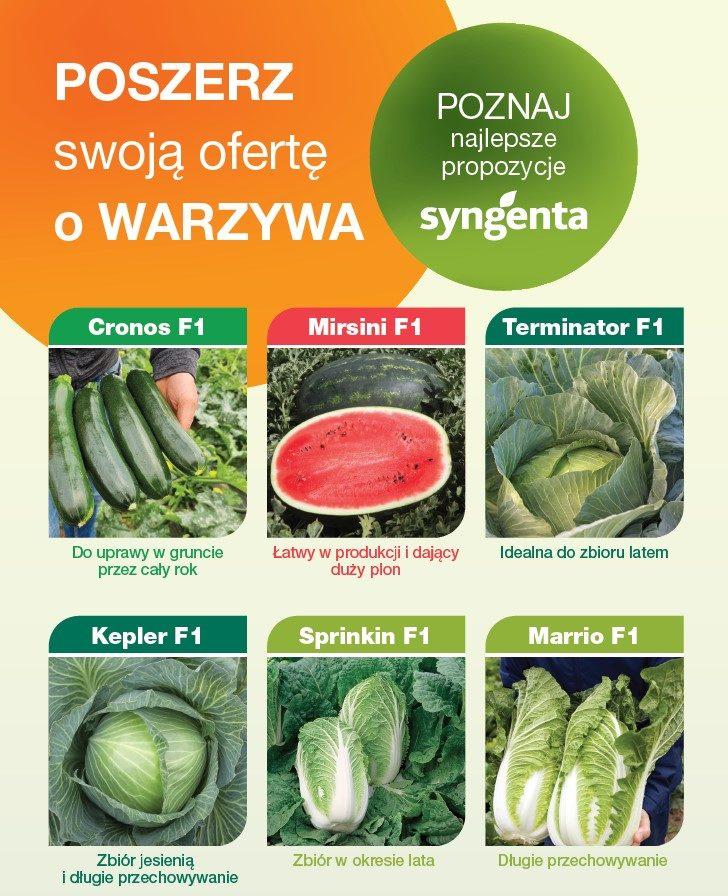 Uprawa warzyw – odmiany warte uwagi! - tabela 1