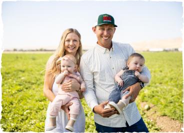 Mark and his wife and kids
